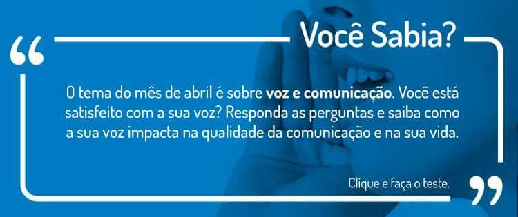 Teste da Voz